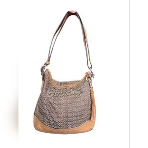 Coach Y2K Vintage Signature Jacquard Soho Hobo Shoulder Bag